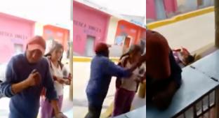 Difunden video de un hombre que golpea a una mujer y se burla, en Tlaxcala. Noticias en tiempo real