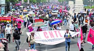 La Coordinadora repudia el 'regalo' del día del maestro, en CDMX. Noticias en tiempo real