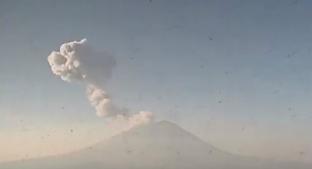 Nueva explosión del volcán Popocatépetl prende la alerta en Puebla. Noticias en tiempo real