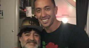 Agustín Marchesín presume su encuentro con Maradona . Noticias en tiempo real