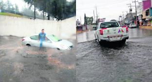 Tláloc llega con fuerza y provoca sorprendentes inundaciones en el Valle de Toluca. Noticias en tiempo real
