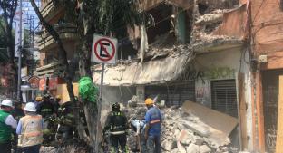 Edificio en proceso de demolición se derrumba en Calzada de Tlalpan, CDMX. Noticias en tiempo real