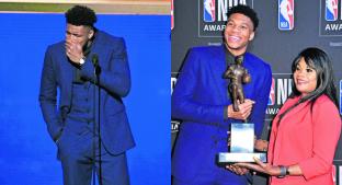 Entre lágrimas, Antetokounmpo recibe el premio al jugador más valioso de la NBA. Noticias en tiempo real