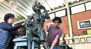 Resanan escultura que fue rescatada de un basurero, en Toluca. Noticias en tiempo real