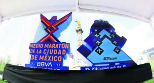 Presentan la medalla del Medio Maratón de la CDMX. Noticias en tiempo real