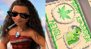 Mujer pide pastel de ‘Moana’ para su hija, pero le entregan pastel mágico de marihuana. Noticias en tiempo real