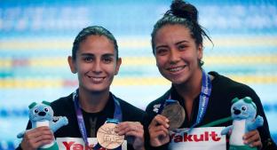 Paola Espinosa y Melany Hernández se cuelgan el bronce en el Mundial de Natación, en Corea. Noticias en tiempo real