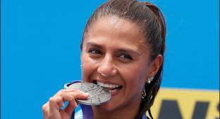 Adriana Jiménez gana plata en Mundial de Natación. Noticias en tiempo real