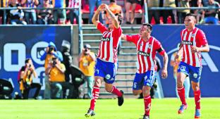 Atlético San Luis logra su primer triunfo en Primera División venciendo a los Rayados   . Noticias en tiempo real