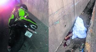 Motociclista pierde la vida al estrellarse contra muro, en el Edomex. Noticias en tiempo real