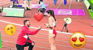 Atleta peruana recibe propuesta de matrimonio al finalizar prueba de atletismo. Noticias en tiempo real