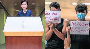 Hongkoneses rechazan diálogo con la líder, Carrie Lam. Noticias en tiempo real