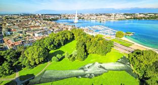 La cadena humana más grande del mundo llega a Suiza; artista busca dejar de lado los muros. Noticias en tiempo real