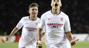 "Chicharito" anota golazo con el Sevilla en Europa League. Noticias en tiempo real