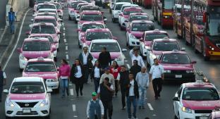 Amenazan taxistas con extender protesta a dos días en CDMX y otras 23 entidades. Noticias en tiempo real