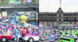 Taxistas de la CDMX preparan megamarcha en contra de las apps de transporte privado. Noticias en tiempo real