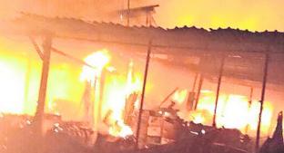 Se registra un incendio en la Central de Abasto de Ixtapaluca; no hubo heridos . Noticias en tiempo real