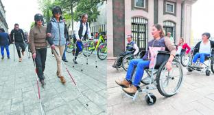 Mexiquenses entran a taller de sensibilización de tránsito para personas discapacitadas. Noticias en tiempo real