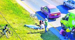 Ciclista muere arrollado mientras intentaba cruzar la carretera Toluca-Palmillas . Noticias en tiempo real