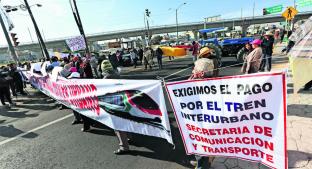 Ejidatarios exigen indemnización por obras del Tren Interurbano; aún esperan respuesta . Noticias en tiempo real
