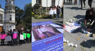 Protestan estudiantes de Chapingo por feminicidio de Nazaret. Noticias en tiempo real