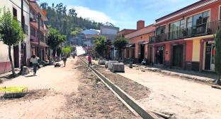 Comerciantes mexiquenses denuncian que andador turístico sigue en ruinas. Noticias en tiempo real