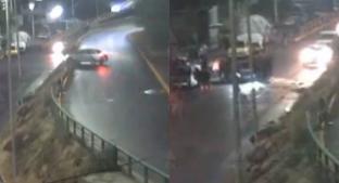 Conductor se vuelca en Naucalpan y cámaras de video revelan el brutal accidente. Noticias en tiempo real