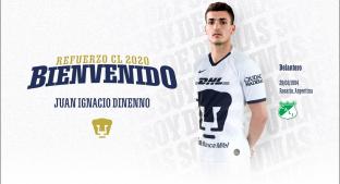 Juan Ignacio Dinenno es nuevo jugador de los Pumas. Noticias en tiempo real