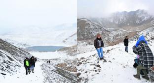 Autoridades del Edomex cierran acceso al Nevado de Toluca por caída de nieve y granizo. Noticias en tiempo real