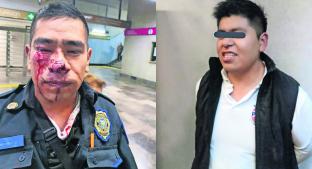 Joven le arranca un pedazo de nariz a policía por prohibirle orinar en el Metro de la CDMX. Noticias en tiempo real