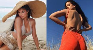Duelo de sensuales fotografías entre Rosalía y Kylie Jenner, ¿Se copian?. Noticias en tiempo real