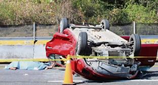 Mujer muere al chocar su automóvil en la autopista México-Cuernavaca. Noticias en tiempo real