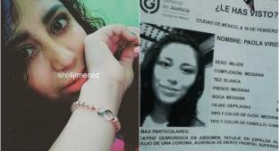 Paola García salió de su casa en Coyoacán, desde el 14 de febrero y no hay rastro de ella. Noticias en tiempo real
