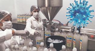 Covid-19: Empresa familiar produce gel antibacterial, en Tlaltizapán. Noticias en tiempo real