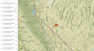 Registran sismo de 6.5 escala Mw en Nevada; no se registran daños. Noticias en tiempo real