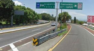 Muere motociclista tras golpearse la cabeza en la carretera Cuernavaca-Acapulco; no traía casco. Noticias en tiempo real