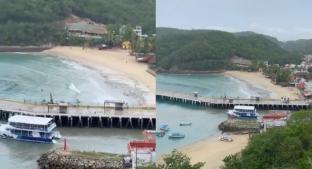 Protección Civil enciende Alerta de Tsunami en playas de Oaxaca tras sismo de 7.5. Noticias en tiempo real