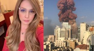 Paty Navidad asegura que la explosión de Beirut fue por 'juegos maquiavélicos'. Noticias en tiempo real