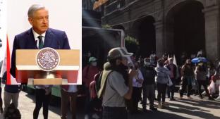 Protesta al exterior de Palacio Nacional retumba en el Segundo Informe de AMLO. Noticias en tiempo real