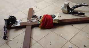 Cae imagen de Cristo Negro y se destroza en iglesia de Chiapas, creyentes prevén tragedia. Noticias en tiempo real