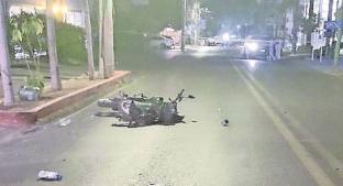 Motociclista viaja a exceso de velocidad, choca contra un pepenador y lo mata, en Morelos. Noticias en tiempo real