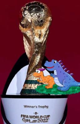 La Copa del Mundo de la FIFA estará en la CDMX, la exhibirán junto a Iztapasauria