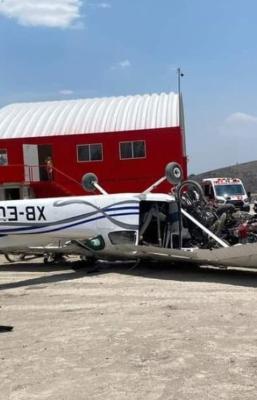 Se desploma avioneta en Atizapán de Zaragoza, Edomex, piloto no contaba con experiencia