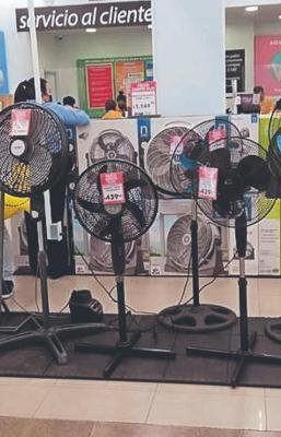 Por las olas de calor, la venta de ventiladores se ha triplicado