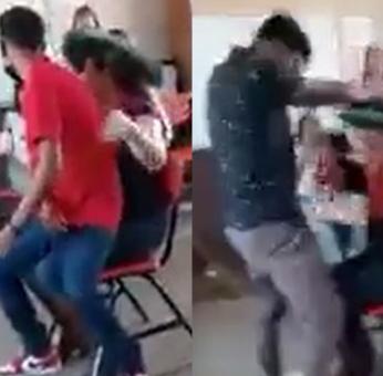 Captan en video a alumnos de un Bacho perreando con su maestra, en Coahuila