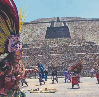 En Teotihuacán danzan para que no falte el agua... ¡Y que les llueve!