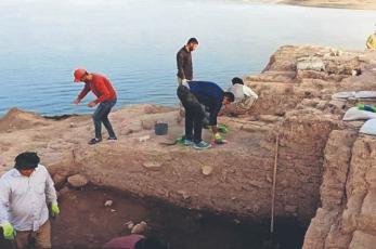 Por sequía extrema, descubren ciudad perdida con más de 3 mil años de antigüedad en Irak