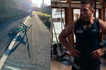 Atropellan a Conor McGregor, estrella de las Artes Marciales Mixtas cuando iba en bicicleta