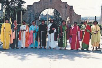 En Milpa Alta, se juntan tres comunidades para la celebración de la Pasión de Cristo