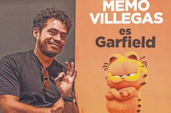 Memo Villegas hace la voz de Garfield en su nueva película